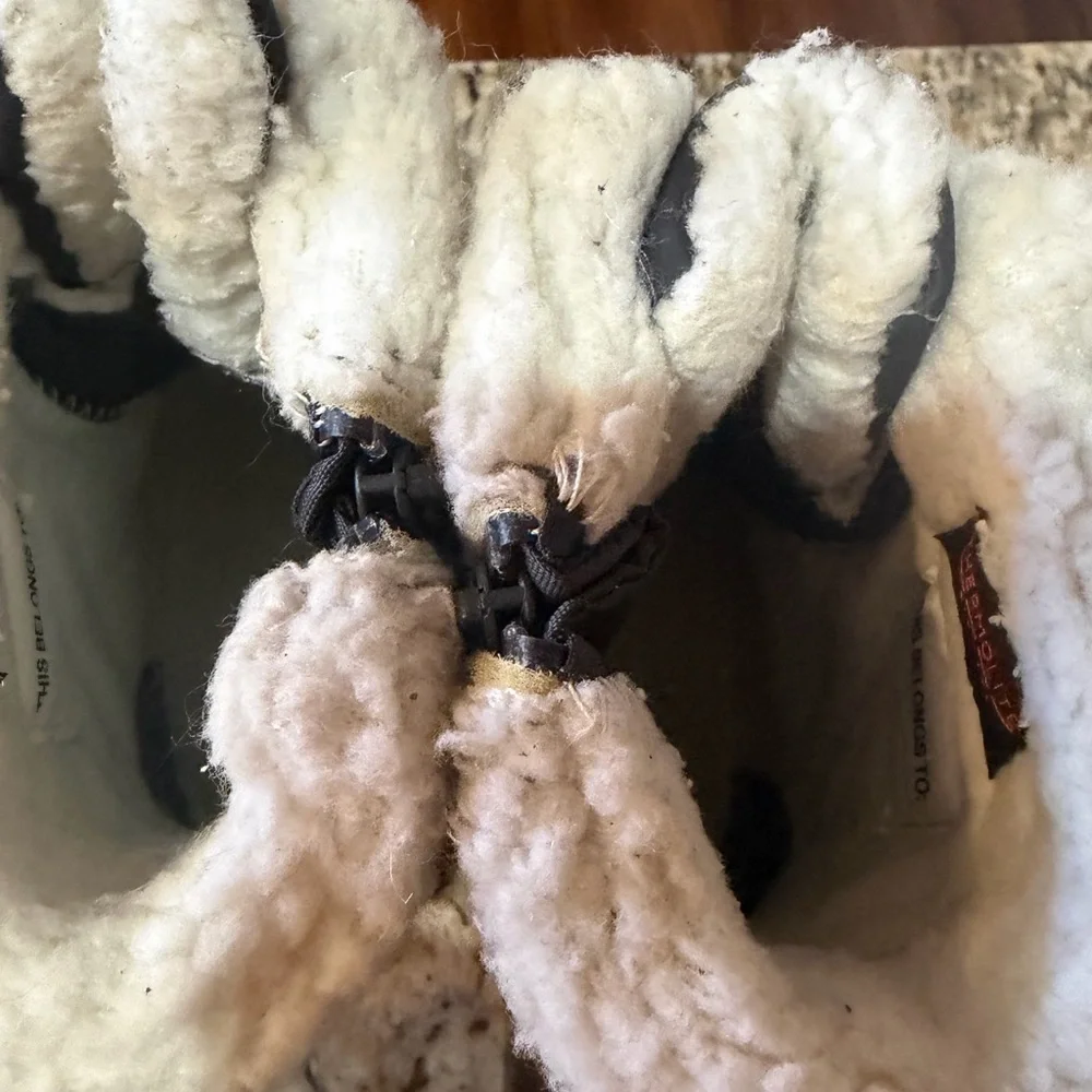 Cat & Jack Pink and Gray Kids Snow Boots